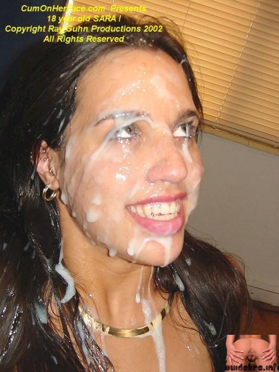 Dose of cum on her face