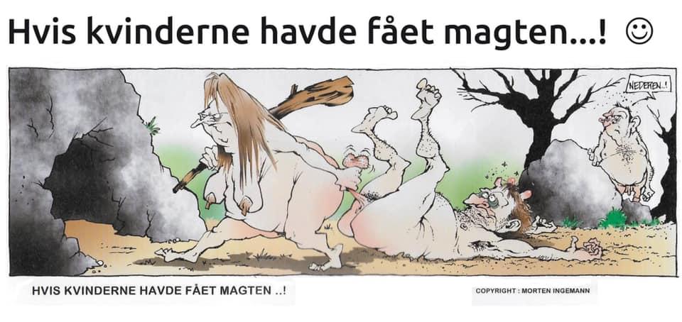 Kan være en tegneserie af en eller flere personer og tekst