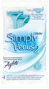 Billig Gillette Simply Venus 2 - Disposable Razors - 4 stk