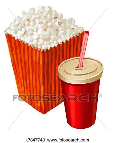 Billedresultat for popcorn og cola