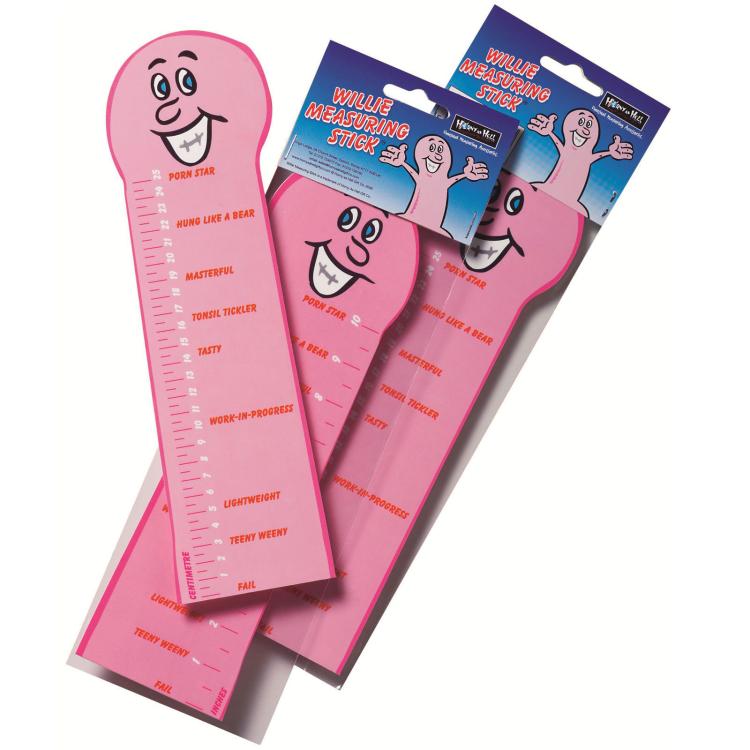 Willy Ruler Penis Measuring Stick Willie Pecker Adult Party Fun Gift | eBay